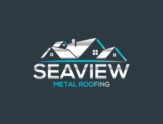 Seaview metal roofing  logo design by gcreatives