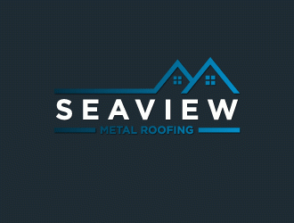 Seaview metal roofing  logo design by torresace