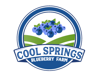 Cool Springs Blueberry Farm logo design by tec343
