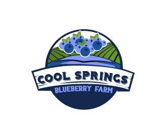 Cool Springs Blueberry Farm logo design by tec343