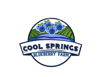 Cool Springs Blueberry Farm logo design by tec343
