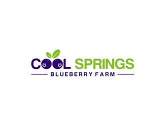 Cool Springs Blueberry Farm logo design by alby