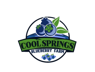 Cool Springs Blueberry Farm logo design by tec343
