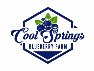 Cool Springs Blueberry Farm logo design by samueljho