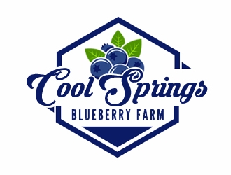 Cool Springs Blueberry Farm logo design by samueljho
