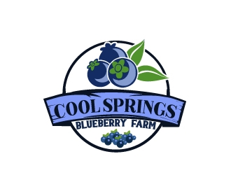 Cool Springs Blueberry Farm logo design by tec343