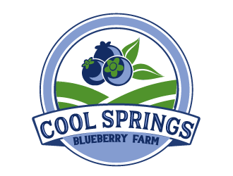 Cool Springs Blueberry Farm logo design by tec343