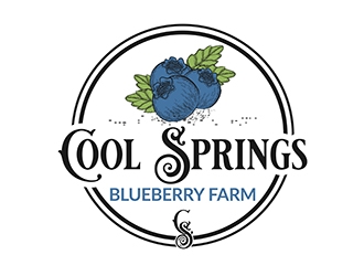 Cool Springs Blueberry Farm logo design by Visnja