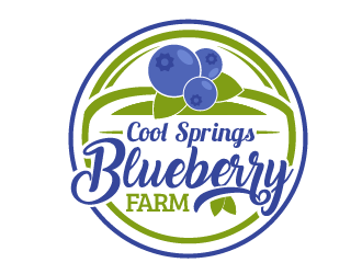 Cool Springs Blueberry Farm logo design by prodesign