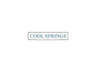 Cool Springs Blueberry Farm logo design by johana