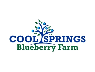 Cool Springs Blueberry Farm logo design by mckris