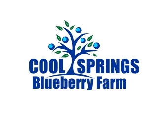 Cool Springs Blueberry Farm logo design by mckris