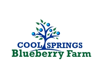 Cool Springs Blueberry Farm logo design by mckris