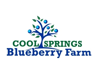 Cool Springs Blueberry Farm logo design by mckris