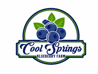 Cool Springs Blueberry Farm logo design by samueljho