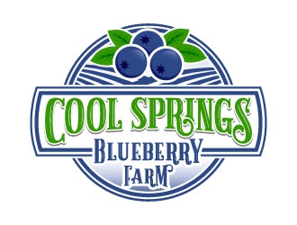 Cool Springs Blueberry Farm logo design by daywalker
