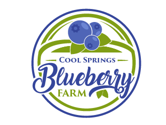 Cool Springs Blueberry Farm logo design by prodesign