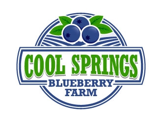 Cool Springs Blueberry Farm logo design by daywalker
