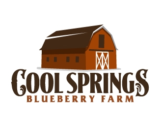 Cool Springs Blueberry Farm logo design by ElonStark