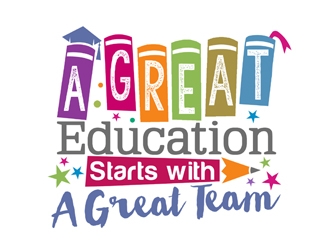 A Great Education Starts With A Great Team logo design by ingepro