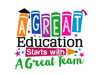 A Great Education Starts With A Great Team logo design by ingepro