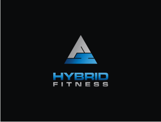 Hybrid Fitness logo design by mbamboex