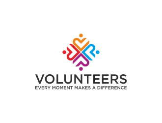 Volunteers: Every Moment Makes A Difference logo design by noviagraphic