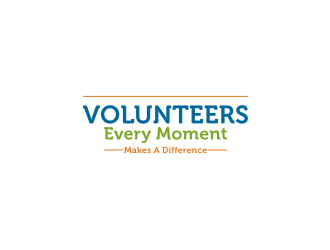 Volunteers: Every Moment Makes A Difference logo design by mbamboex
