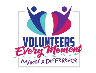 Volunteers: Every Moment Makes A Difference logo design by Eliben