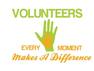 Volunteers: Every Moment Makes A Difference logo design by ElonStark