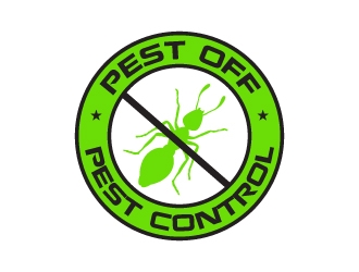 Pest Off Pest Control logo design by Suvendu