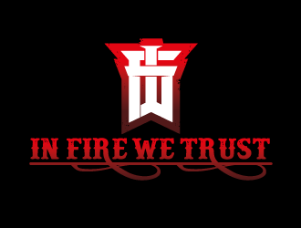 In Fire We Trust logo design by dondeekenz