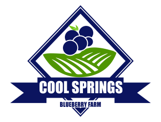 Cool Springs Blueberry Farm logo design by Greenlight