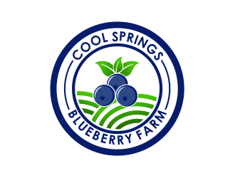 Cool Springs Blueberry Farm logo design by meliodas