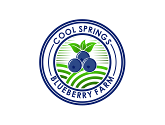 Cool Springs Blueberry Farm logo design by meliodas