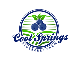 Cool Springs Blueberry Farm logo design by meliodas