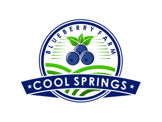 Cool Springs Blueberry Farm logo design by meliodas