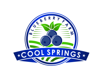 Cool Springs Blueberry Farm logo design by meliodas