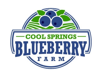 Cool Springs Blueberry Farm logo design by daywalker