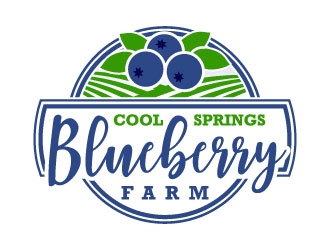 Cool Springs Blueberry Farm logo design by daywalker