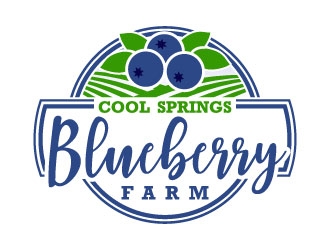 Cool Springs Blueberry Farm logo design by daywalker