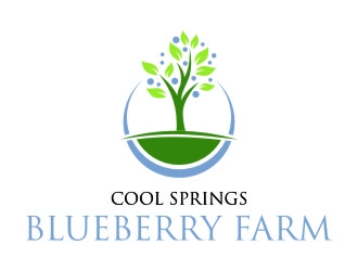 Cool Springs Blueberry Farm logo design by jetzu