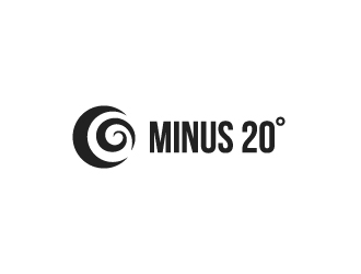 Minus 20° logo design by fillintheblack