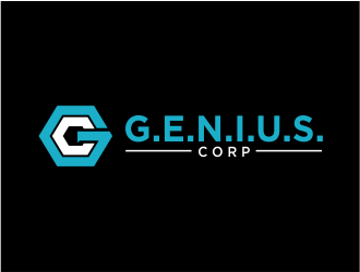 G.E.N.I.U.S. Corp logo design by evdesign