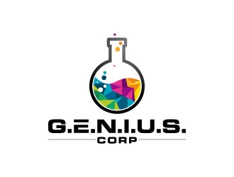 G.E.N.I.U.S. Corp logo design by J0s3Ph