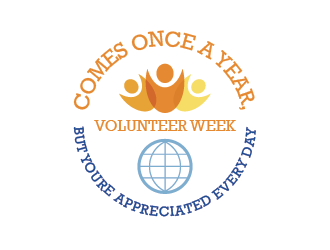 Volunteer Week Comes Once A Year, but Youre Appreciated Every Day logo design by czars