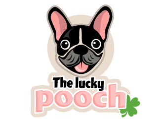 The lucky pooch logo design by prodesign