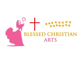BLESSED CHRISTIAN ARTS logo design by manabendra110
