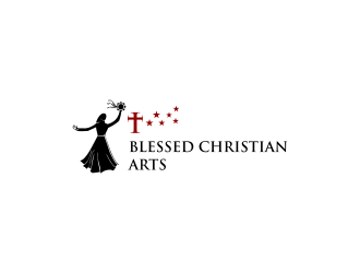 BLESSED CHRISTIAN ARTS logo design by ammad