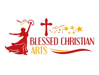 BLESSED CHRISTIAN ARTS Logo Design